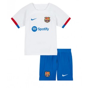 Barcelona Replica Away Stadium Kit for Kids 2023-24 Short Sleeve (+ pants)